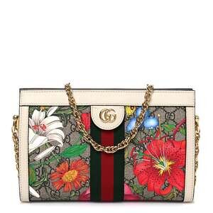 Gucci Gg Supreme Flora Web Small #270030G12B